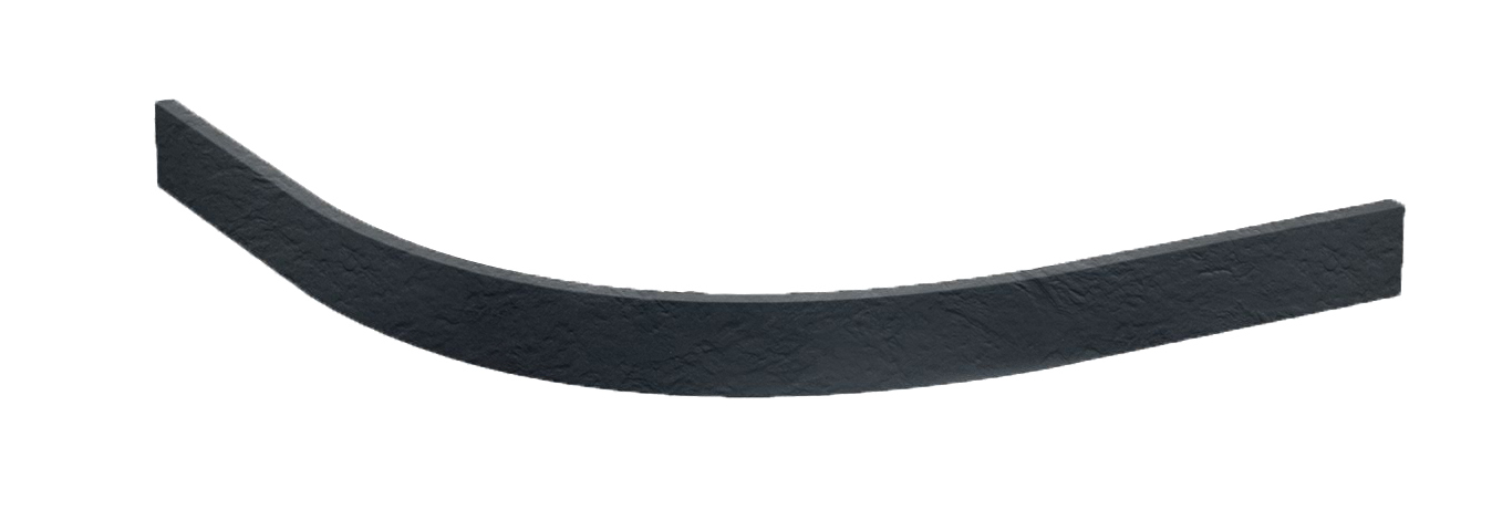 Schedpol Black Stone Panele Półokrągłe Niskie 90x90x9 cm (P.9-9090R55/C/ST)
